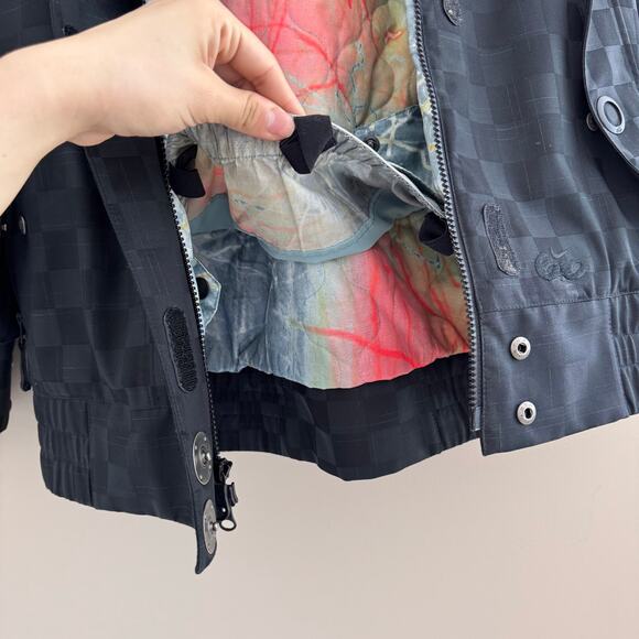 Nike 6.0 All Black Checkered Jacket Coat - Picture 7 of 16